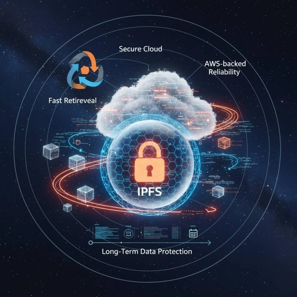 Secure Cloud and IPFS Storage
