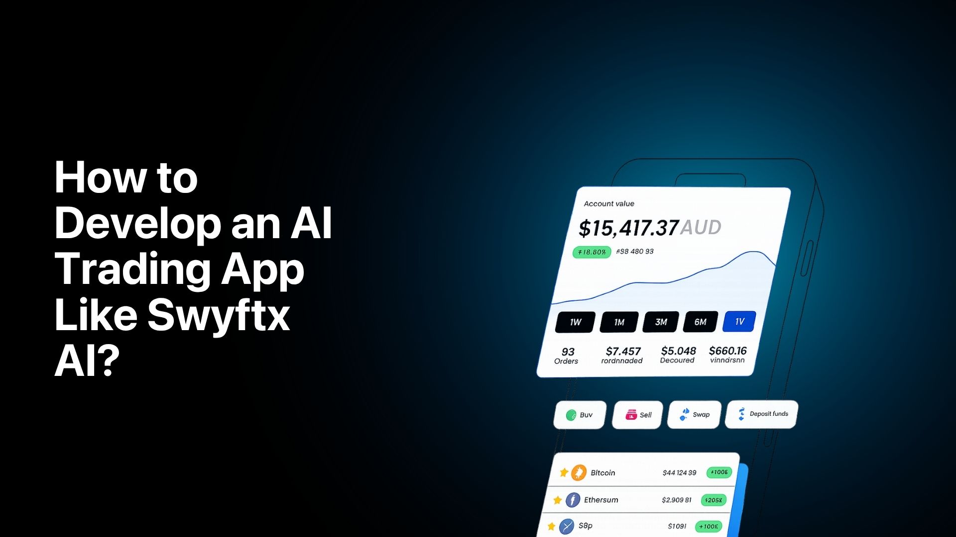 How to Develop an AI Trading App Like Swyftx AI