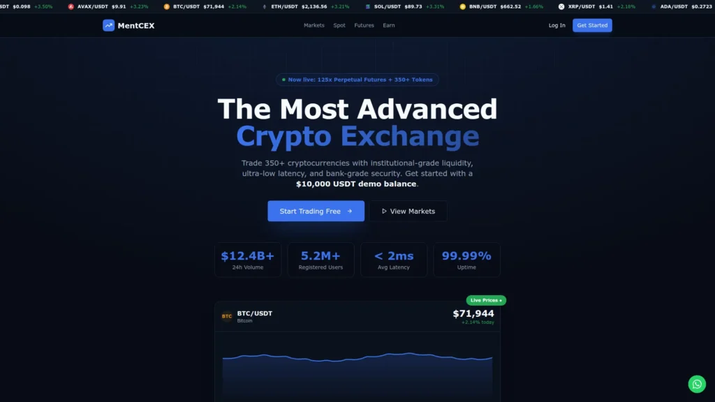 Centralized Crypto Exchange