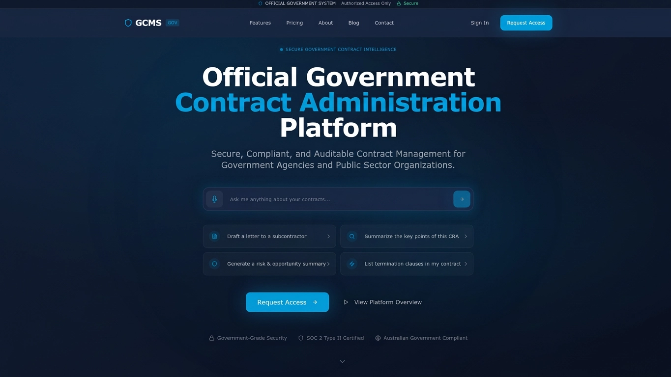 AI Construction Contract Management Platform