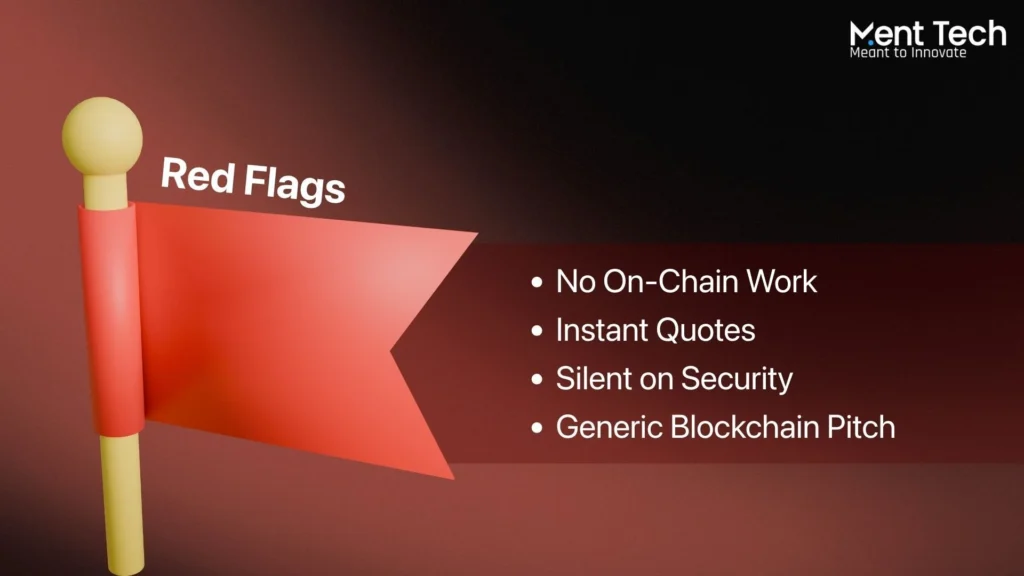 Red Flags No On-Chain Work