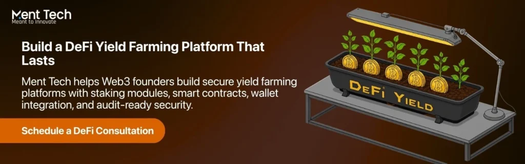 Build a DeFi Yield Farming Platform That Lasts