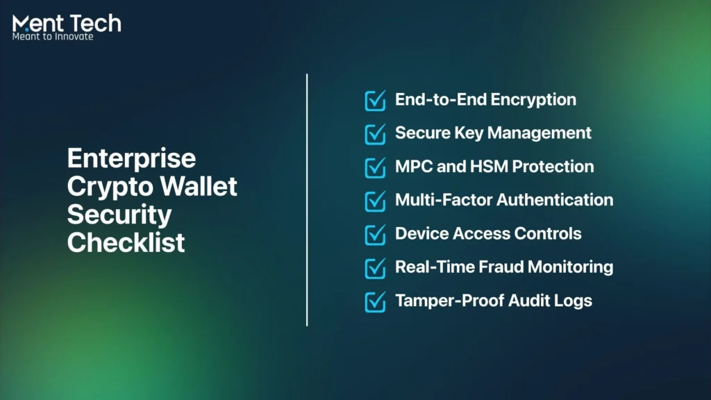 Enterprise Crypto Wallet Security Checklist