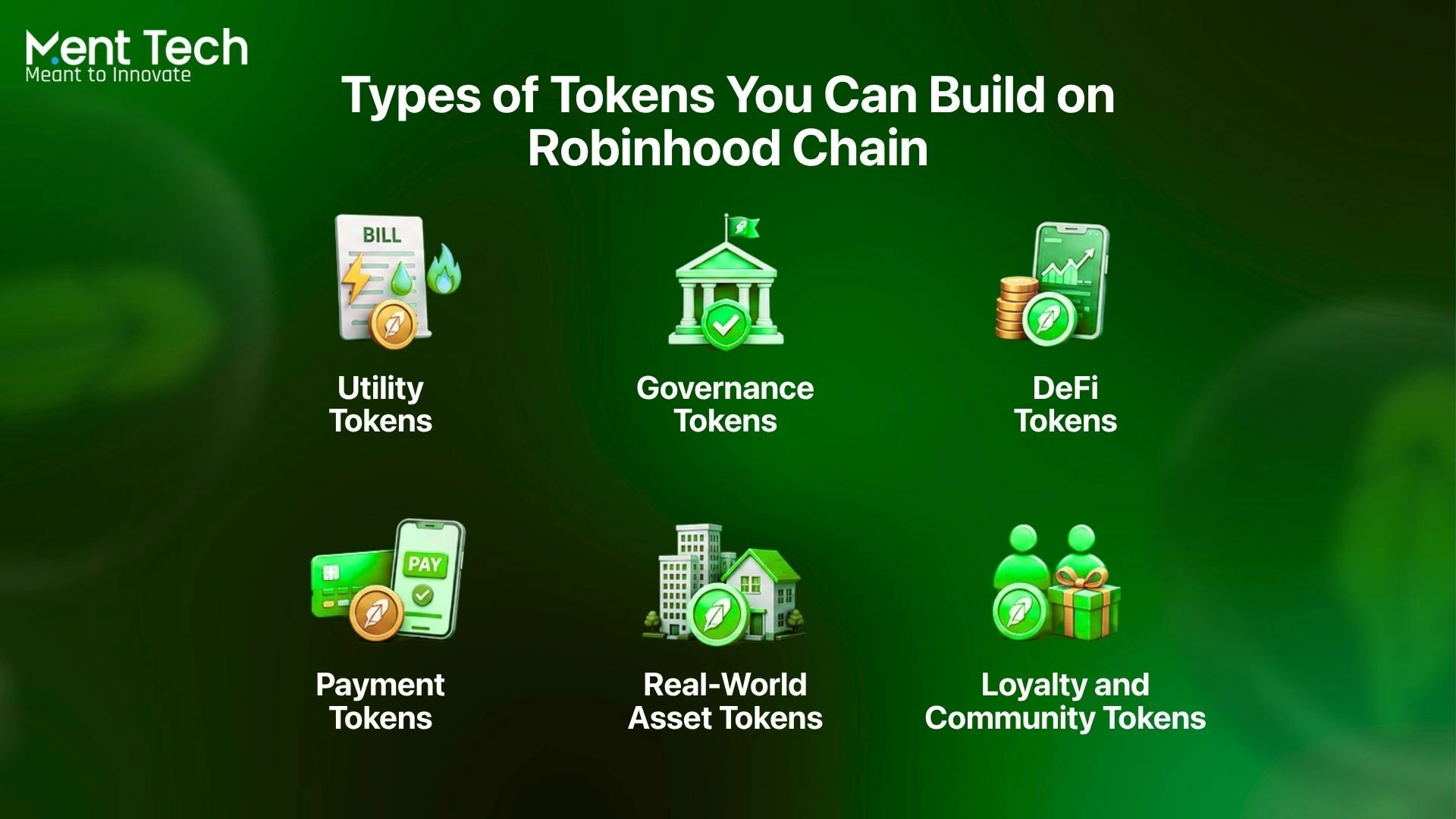 Types of Tokens You Can Build on Robinhood Chain
