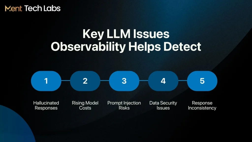Key LLM Issues Observability Helps Detect
