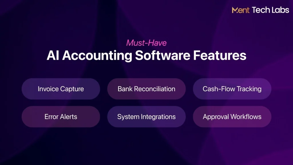 Must-Have Features in AI Accounting Software
