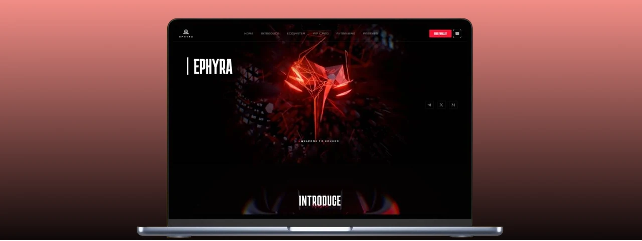 Ephyra AI predictive intelligence platform showing multi-chain data insights