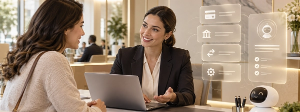 Customer Service and Account Support - AI agents in banking