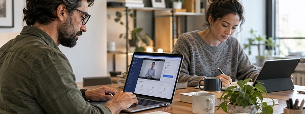 online & adult learning platforms using academic assistant AI