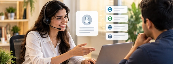 Account Assistance - AI customer support use case